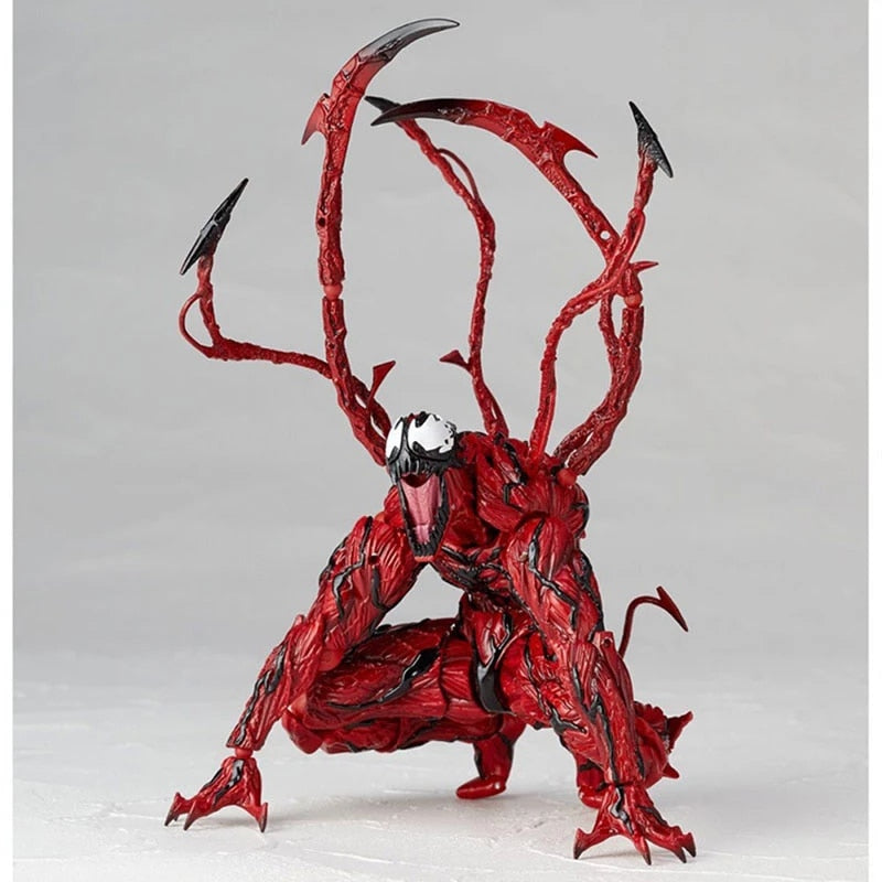Disney Marvel Red Venom Carnage In Movie The Amazing Spiderman Figure Bjd Joints Movable Action Figure Model Toys Gifts