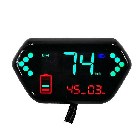 48V 60V 72V Brushless Controller Display Instrumentation Line Meter show Speed Battery Power