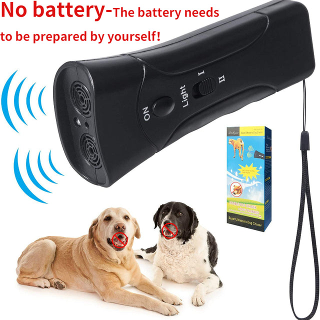 Dog Repeller LED Ultrasonic From Dogs Anti Barking Device Laser Dog Repeller Training Device отпугиватель собак антилай