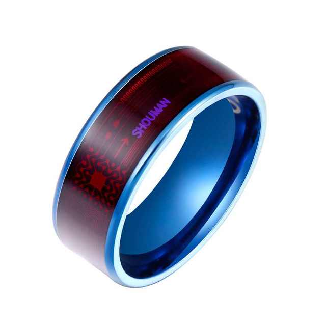 Fashion Men's Ring Magic Wear NFC Smart Ring Finger Digital Ring for Android phones with functional couple stainless steel ring