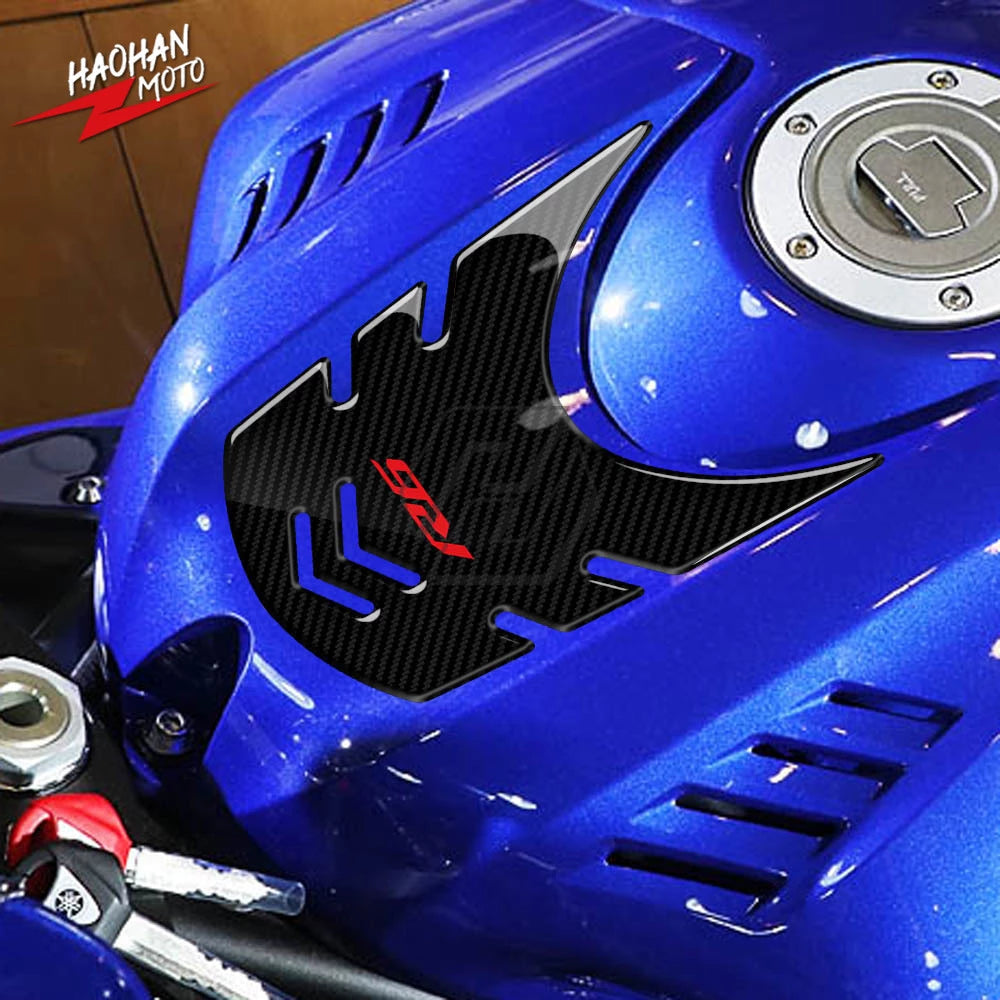 For Yamaha YZF-R6 R6 2017 2018 3D Motorcycle Front Gas Fuel Tank Cover Protector Tank Pad