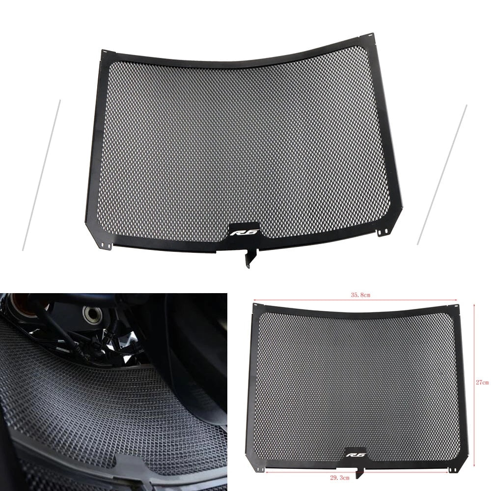 For Yamaha YZF R6 YZFR6 2017 2018 2019 2020 2021 2022 Motorcycle Radiator Guard Grille Guard Cover Protector