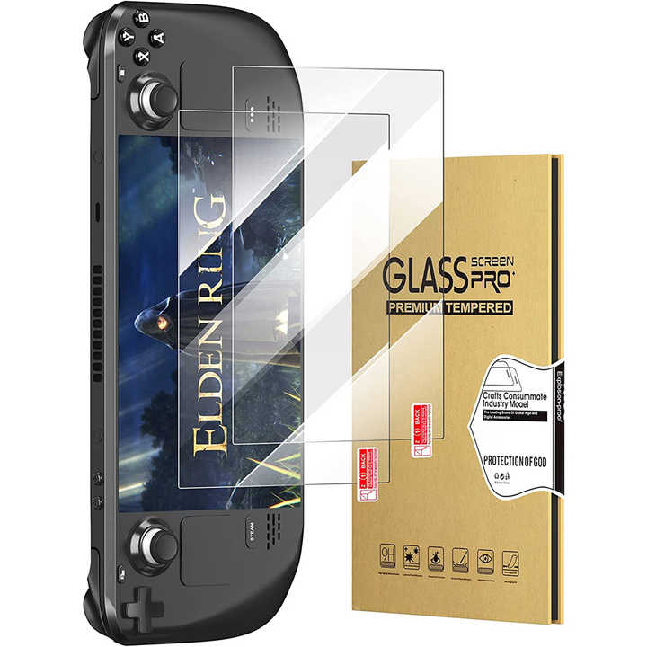 inch Protective Screen Protector for Steam Deck HD Tempered Glass Anti Scratch Work Compatible with Steam Deck