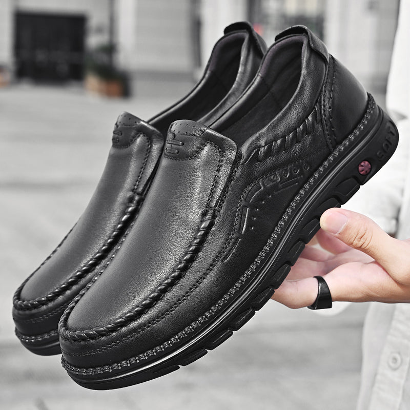 High Quality Loafer Casual Mens Comfortable Flats Genuine Leather Luxury Loafers Men Casual Shoes Designer Original Adulto Shoes