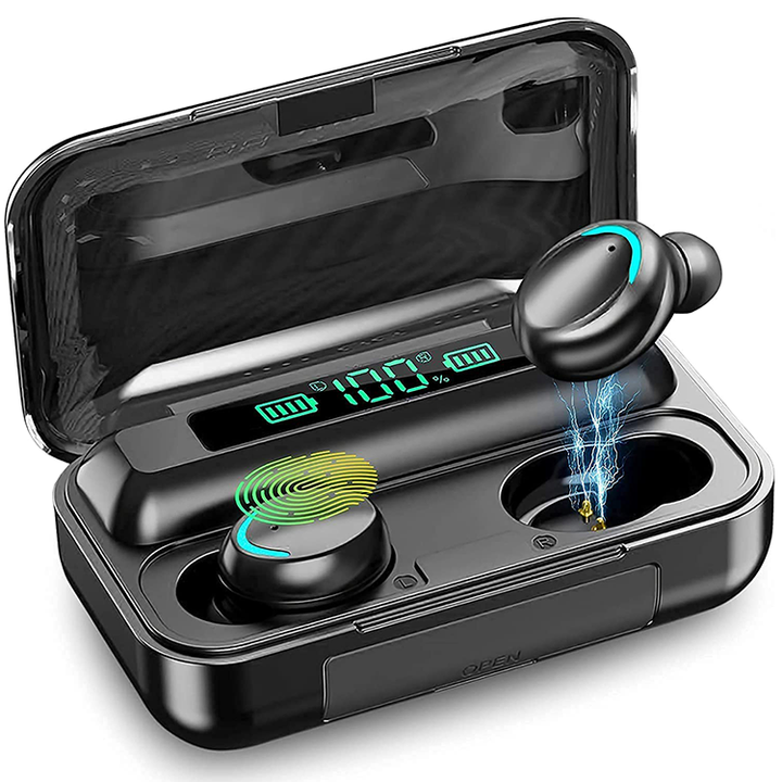 Low Moq Dynamic Portable Earbuds True Wireless Earphone Music Earbuds Earphone Gaming Headsets F9-5C