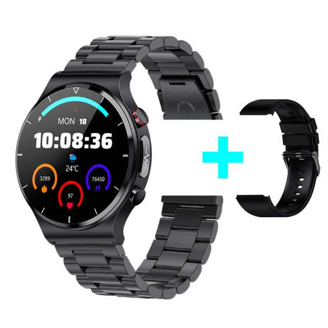 LIGE 2022 ECG+PPG Smart Watch Men Blood Pressure Heart Rate Watches IP68 Waterproof Fitness Tracker Smartwatch For Huawei Xiaomi