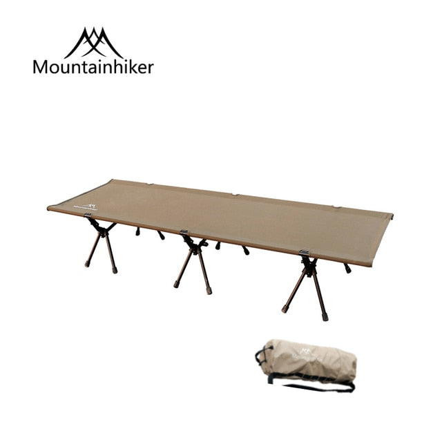 Mountainhiker Folding Bed Ultralight Camp Cot Portable Travel Camping Bed Outdoor Single Person Sleeping Bed Hiking Single Bed