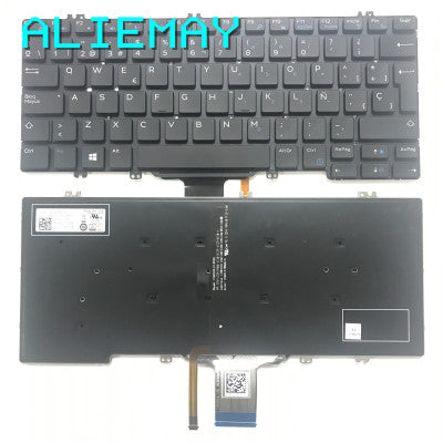 Suitable for Dell DELL LATITUDE 5280 5290 7280 7290 SP Spanish backlit keyboard