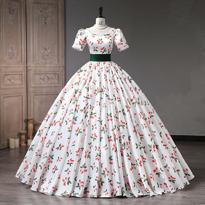 Temperament celebrity evening dress French light luxury high-end coming-of-age ceremony bel canto solo art exam piano competition fluffy dress