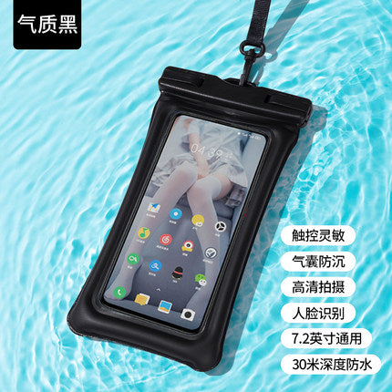 Mobile phone waterproof bag touch screen swimming diving equipment artifact airbag sealing bag takeaway universal drifting mobile phone cover