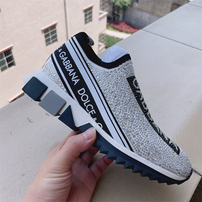 YZ.DG.CL.GZ.MQ popular Hong Kong tide brand light and breathable flying woven casual women's shoes elastic cover for running