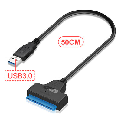 USB3.0 to SATA easy-drive line computer to connect 2.5-inch mechanical SSD solid-state hard drive reading adapter cable