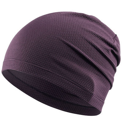 Running hat quick-drying winter men's thin outdoor sweat-absorbing breathable headgear sports cold hat cycling Baotou hat women