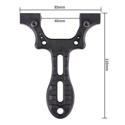 Pocket shooter's new fast-pressing slingshot Y-shaped tie-free flat leather bomber adult outdoor competitive high-precision slingshot