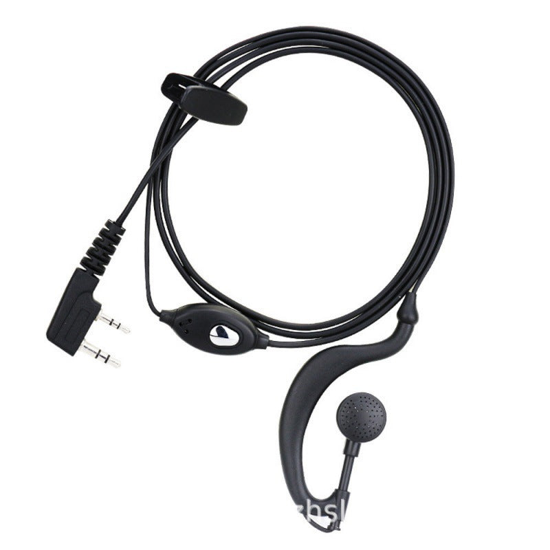 Homemade and sold walkie-talkie headset wholesale hands-free communication equipment walkie-talkie headset ear-hook headset