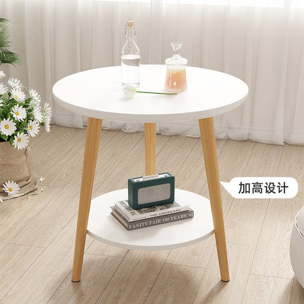 Small round table small coffee table simple living room home sofa side a few bedrooms small bedside table mini balcony small table