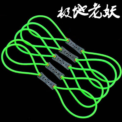 Polar old demon slingshot rubber band group 2040 green demon 1842 traditional 1745 round strong high elastic elastic elastic rubber band