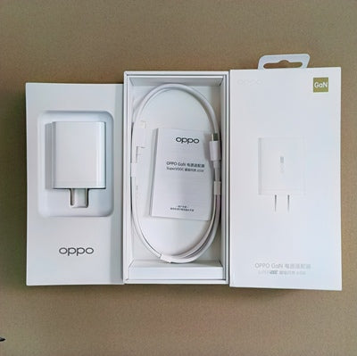 OPPO 65W Charger GaN Gallium Nitride SuperVOOC Super Flash Charge PD Fast Charge for One Plus Realme