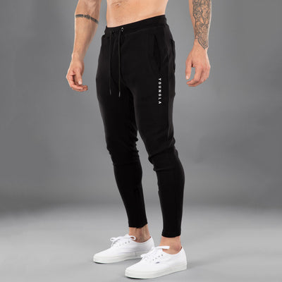 Autumn new men's running casual sports pants slim feet pants fitness training trousers muscle pants brothers