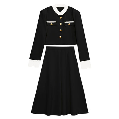 Small fragrant wind suit female 2022 new temperament celebrity suit jacket skirt high-end autumn two-piece suit