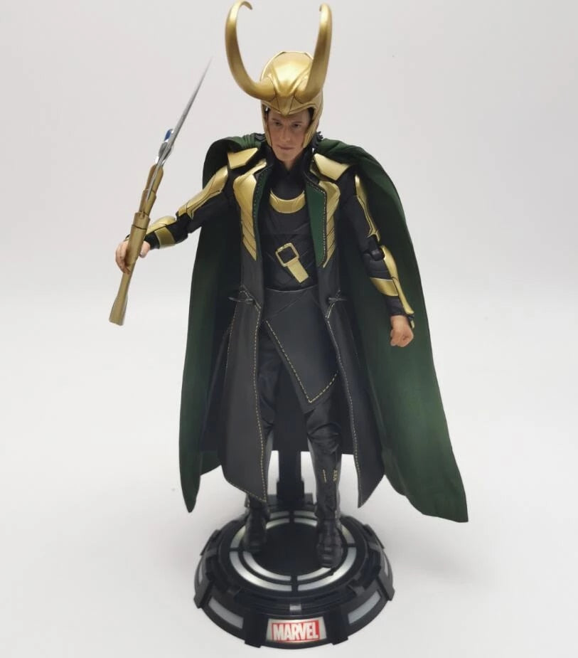 Original Marvel Loki Articulated 1/7 Action Figures Toys with LED Base