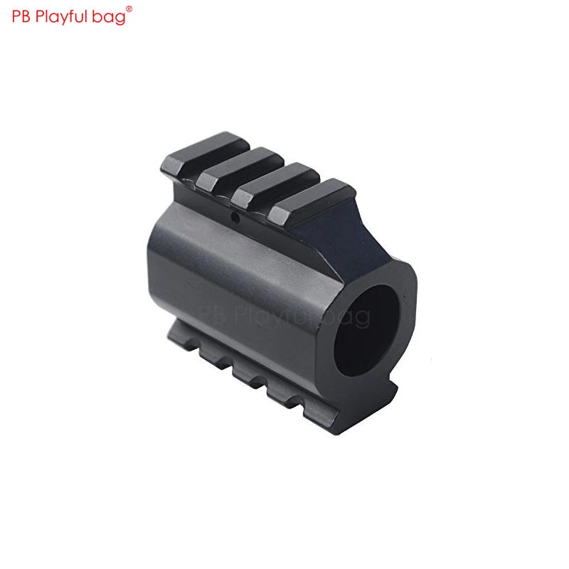 Playful bag AR15 gas block CS model refitting accessories Tactical DIY outdoor CS toys Upgrade material QG82
