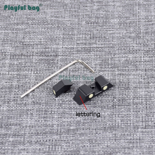 Playful bag Tactical sight Luminous aiming CS decorative accessory cs game DIY toys equipment AQA53