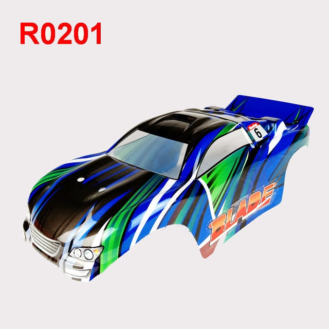 R0066 R0067 1/10 PVC Car Shell for truck fit ftx carnage VRX Racing 1/10 rc car remote contol Toys Car body parts （Not punched）