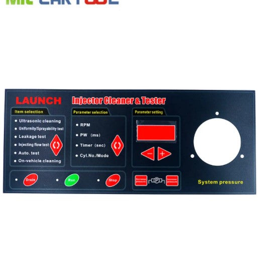 Genuine English Operation Panel Keyboard For Launch CNC-602A Injector Cleaner Tester