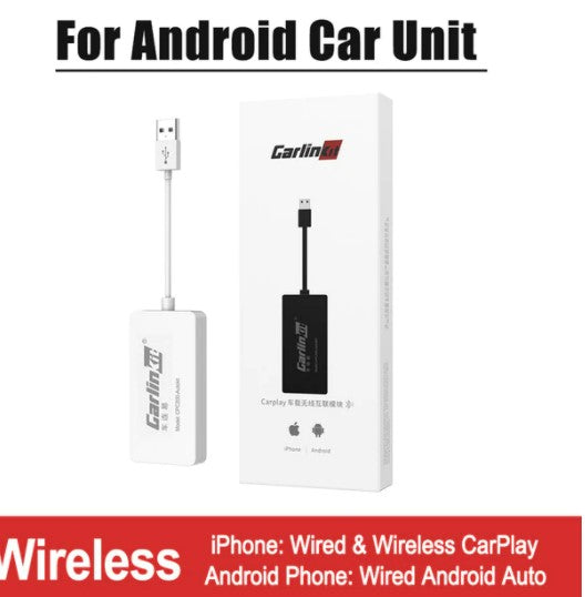 LoadKey & Carlinkit Wireless CarPlay Adapter Wireless Android Auto Dongle for modify Android Screen Car Ariplay Smart Link IOS14