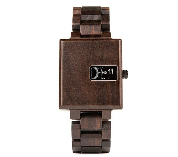 BOBO BIRD Classic Wood Watch Men Wristwatch erkek kol saati Male Quartz Square Watches In Wood Box Relogio Masculino V-R23