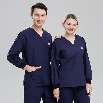 Operating room operating clothes women's long-sleeved surgery dental dentist work clothes anti-wrinkle split brush hand suit set