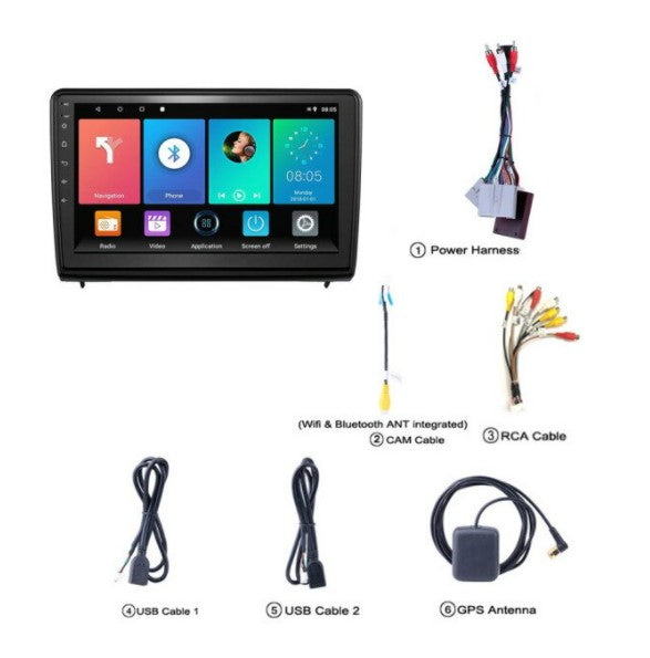 2 Din Android Car Radio For Ford Ecosport 2018 - 2019 10.1 inch Car stereo GPS Navigation Multimedia Player Wifi Autoradio