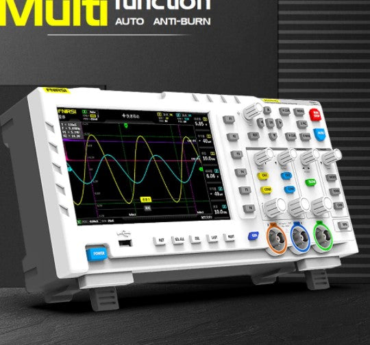 FNIRSI 1014D Digital Oscilloscope Dual Channel Input Signal Generator Osiloscopio Digital 1GSa/s Sampling Rate 1GB Storage