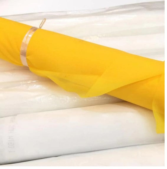 5/10/20 Meter 100/120/150T Silk Screen Printing Mesh 70CM Width 250/300/380M Yellow Polyester Screen Printing Mesh Fabric