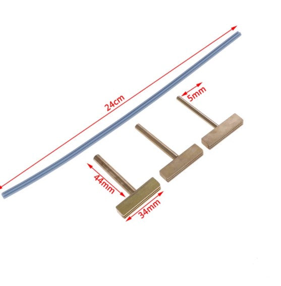 30w 60w 40W Soldering Iron T Tip T-head,Copper T-Tips + Rubber Cable Hot Press For LCD Screen Pixel Flex Cable Repair