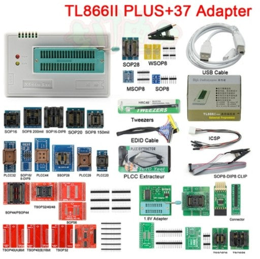 TL866II Universal USB programmer notebook routing BGA LCD motherboard bios car NAND burning