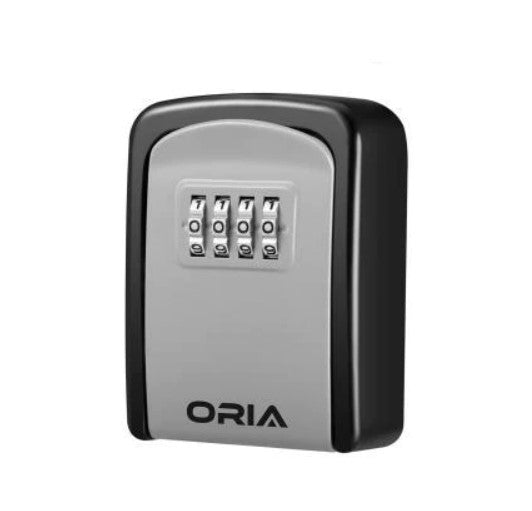 ORIA 4 Digit Combination Durable Key Storage Box Wall Mounted Safety Key Box Large Storage Capacity Safety Lock Box