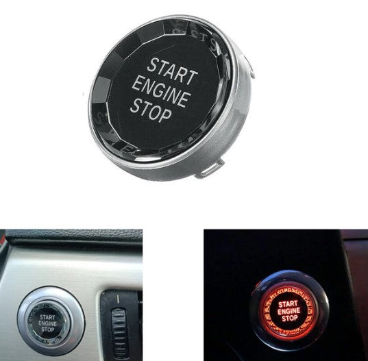 Fit for BMW E87 E60 E83 E84 E89 E90 E91 E92 E93 Car Engine Start Button Replace Cover Stop Switch Accessories Crystal