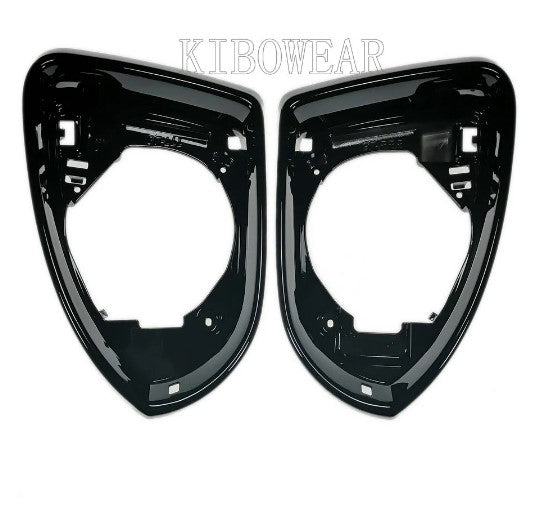 Glossy Black Side Mirror Housing Frame Trim for VW Golf 7 MK7 7.5 GTI Passat CC B7 B8 Arteon Jetta MK6 Scirocco GTD R holder