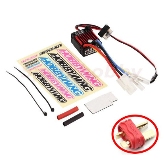 HobbyWing QuicRun 1060 60A Brushed Electronic Speed Controller ESC 2-3S Lipo SBEC 6V 3A Water Proof Dust-proof For 1:10 Sport