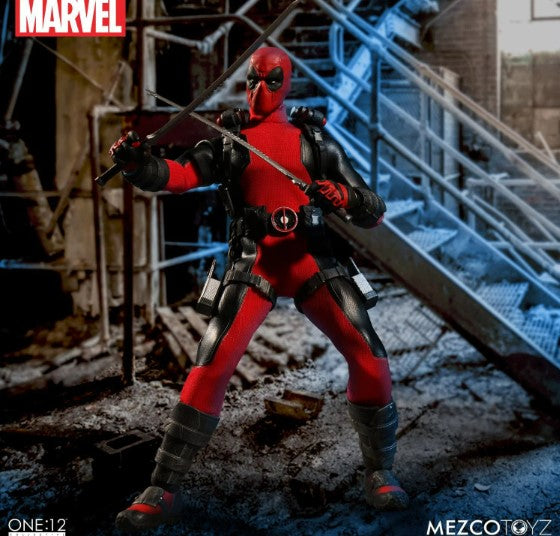 Mezco Marvel Deadpool X-Men Super Hero One:12 Collective BJD Figure Toys 16cm