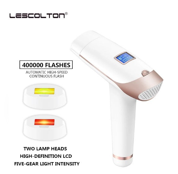 Lescolton T009i Depilator a Laser 400000 Pulsed IPL Laser Hair Removal Device Permanent Hair Removal IPL Laser Hair Removal
