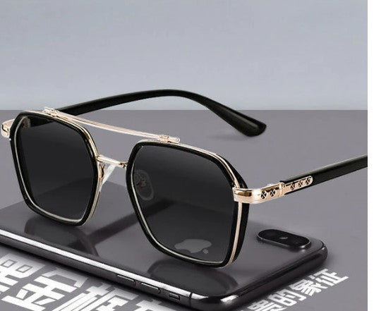 Polarized Square Metal Sunglasses Women Men 2022 Trending Products Polaroid Car Driving Glasses Double Beam Oculos Masculino