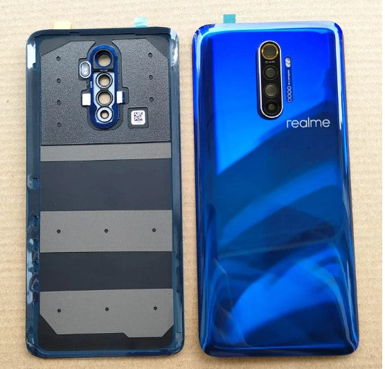 For OPPO Realme X2 Pro Back Battery Cover Rear Housing Door Glass Case For Realme X2 Pro Battery Cover With Camera Lens Replace