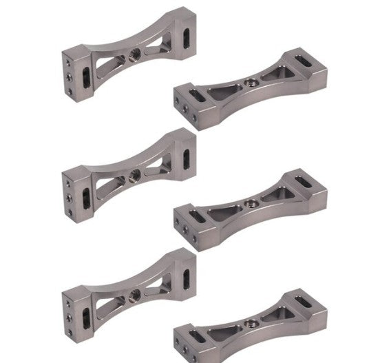 6Pcs Metal Bracket For WPL B1 B14 B16 B24 C14 C24 B36 MN D90 D91 RC Car Upgrade Metal DIY Parts Kit