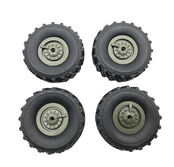 4pcs Wheels Spare Parts For Wpl B36 1/16 Remote Control Car Children's Toy Spare Parts Childen's Toy Upgrade Repair Accessories