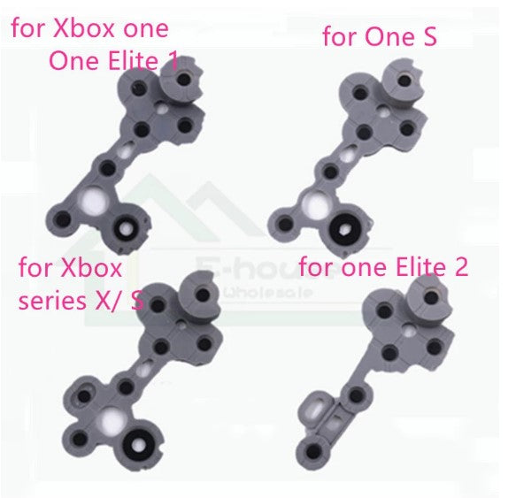 50pcs for Xbox one S Controller Conductive Rubber Pads Controller Key Button Rubber for Xbox one controller for Xbox series X/ S