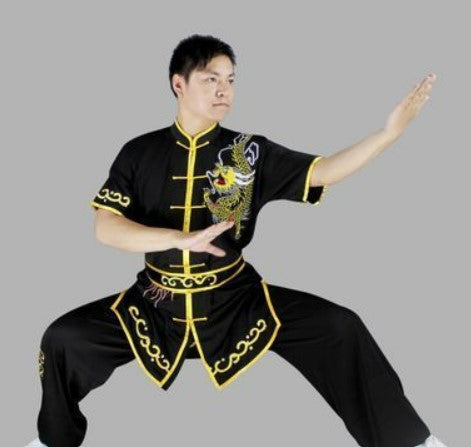 Ropa de artes marciales para adultos y niños, uniformes de Tai Chi, trajes de Kung Fu Wushu bordados de dragón Chang Chuan Wu