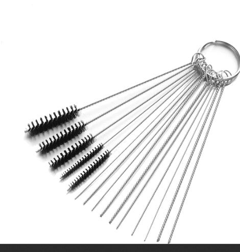 Carburetor Carbon Dirt Jet Remove Cleaning Needles Brushes Cleaner Tools for Automobile Motorcycle ATV Welder Carb Chainsaw